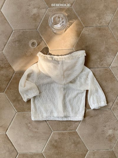 Bebe holic53｜(3m-18m) 花邊連帽開衫11