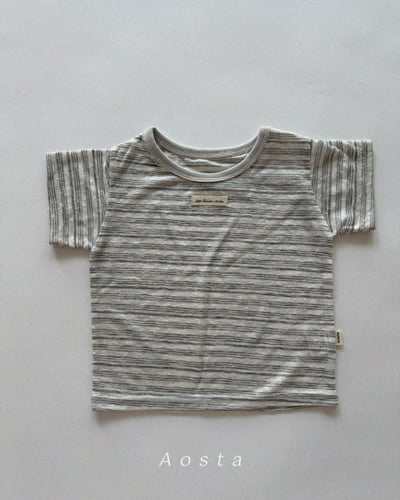 AOSTA19｜(6m-5y) 4款拼色條紋上衣21