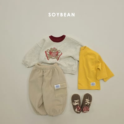 Soybean79｜(75cm-118cm) 工裝口袋縮口褲16