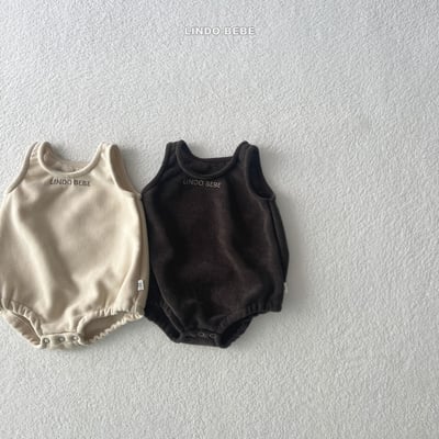 Lindo14｜(3m-18m) 壓紋刷毛背心包屁衣4