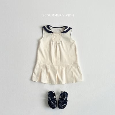 vivid31｜(78cm-125cm) 2款海軍無袖水手連身裙5