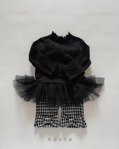 AOSTA25｜(6m-5y) 蝴蝶結小喇叭褲18