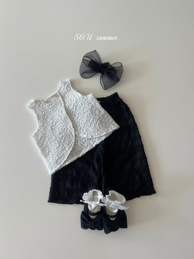 SO.U24｜(6m-4y) 抓皺直筒褲2