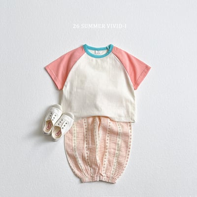 vivid62｜(78cm-125cm) 3款繽紛多彩插肩上衣10