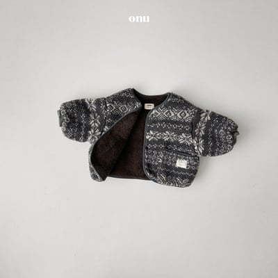 onu 15｜(70cm-115cm) 北歐印花刷毛外套10