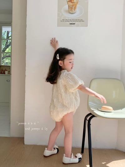 JE17｜(66-120cm) 浪漫抓皺包屁衣/洋裝12