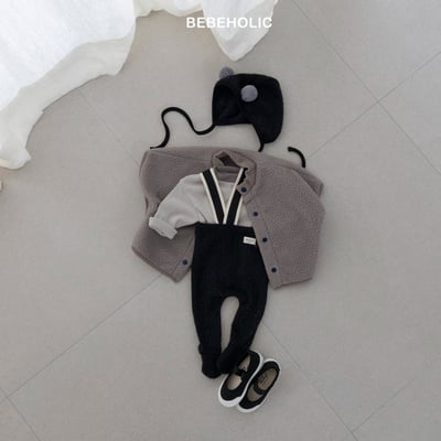 Bebe holic36｜(3m-18m) 吊帶刷毛褲襪7