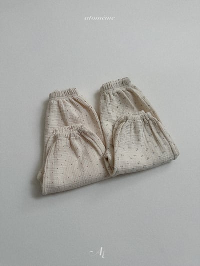 Atomeme21｜(70-110) 舒適休閒印花縮口褲9