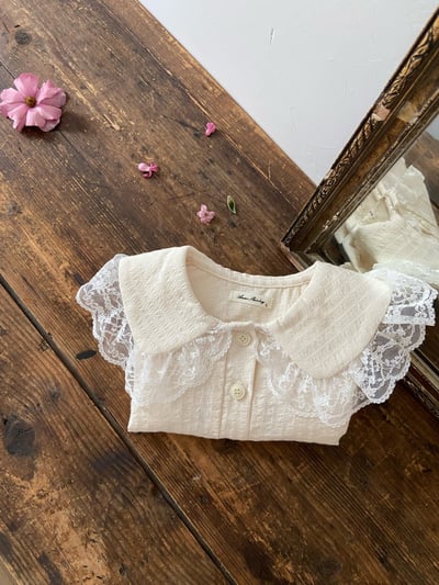 Anne Shirley05｜(1y-5y) 2色蕾絲花邊襯衫11