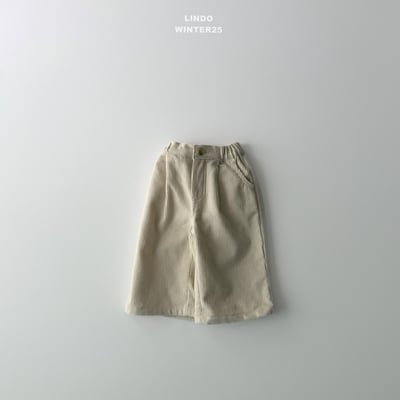 Lindo60｜(80cm-125cm) 燈芯絨直筒寬褲5