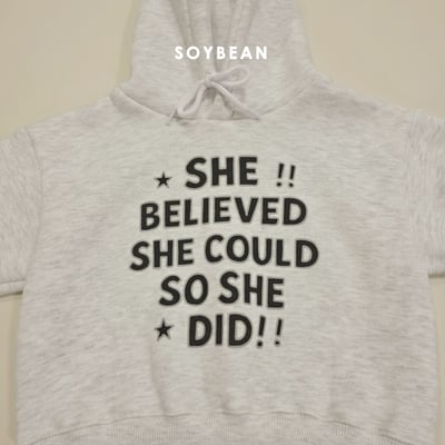 Soybean23｜(75cm-118cm) 英字印花連帽休閒上衣13