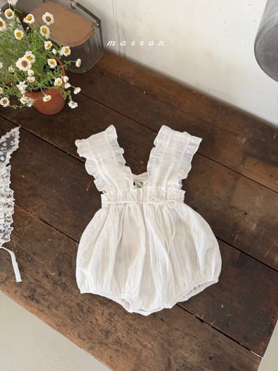 Marron12｜(3m-18m 1y-6y) 甜美吊帶綁結裝20