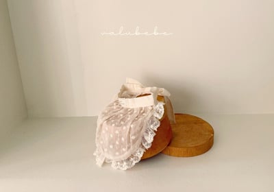 Valubebe43｜(65-90) 蕾絲花卉圍裙5