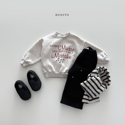 Bonito31｜(75cm-125cm) 英字印花休閒上衣9