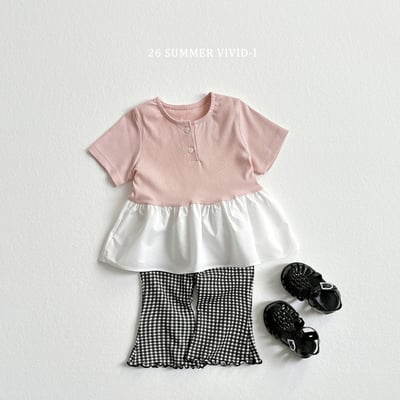 vivid93｜(78cm-125cm) 7款圖案木耳邊七分喇叭褲8