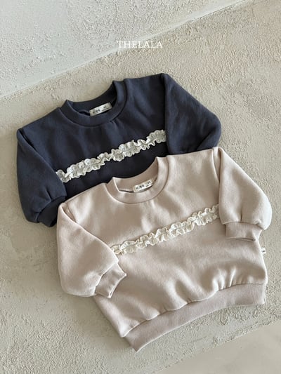 thelala39｜ (1y-6y) 蕾絲花邊休閒上衣5