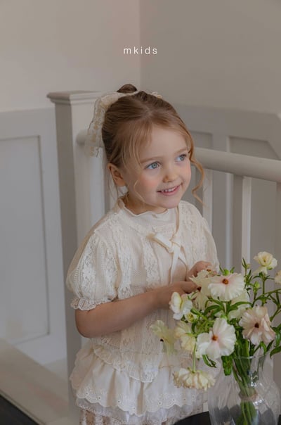 M-KIDS10｜(65-115cm) 短袖開襟綁帶外套18