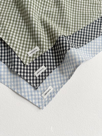 Atomeme11｜(70-110) 格紋頭巾3