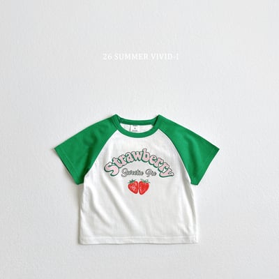 vivid47｜(78cm-125cm) 3款草莓圖案插肩上衣6