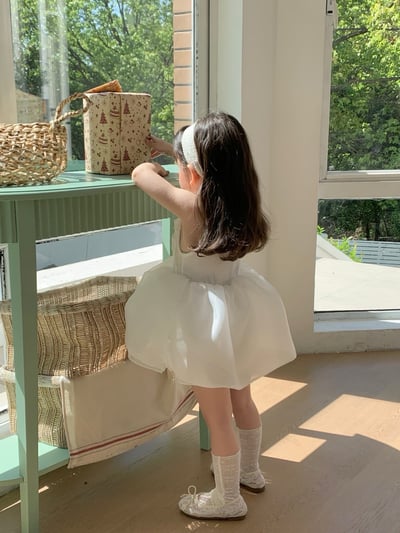 JE38｜(66-120cm) 無袖蕾絲花邊包屁衣/洋裝9