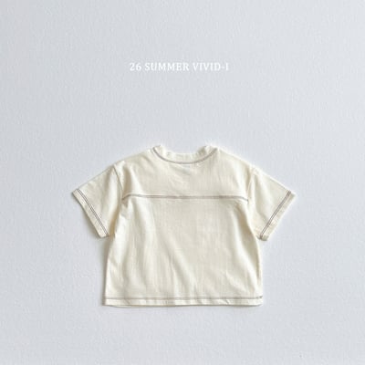 vivid64｜(78cm-125cm) 4款樸素切口縫線上衣4