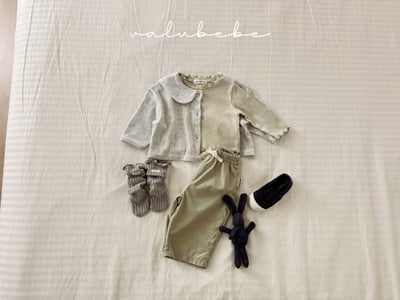 Valubebe69｜(65-90) 素面/條紋抽繩直筒褲18