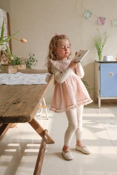 FLO28｜(75-140) 4色蕾絲內搭緊身褲6