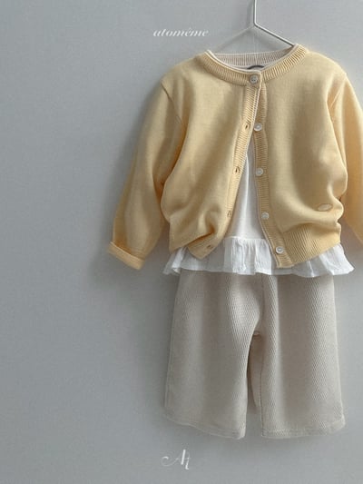 Atomeme38｜(70-110) 華夫格直筒長褲8