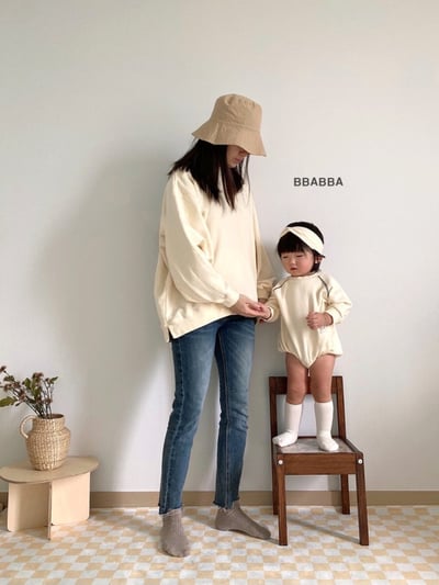 BBABBA07｜(60cm-83cm-mom) 2色休閒簡約包屁衣/休閒上衣16