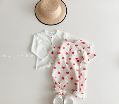 my_bebe16｜(58-72cm) 短袖連身包屁褲4