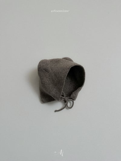 AT01｜(free) 針織綁帶小帽5
