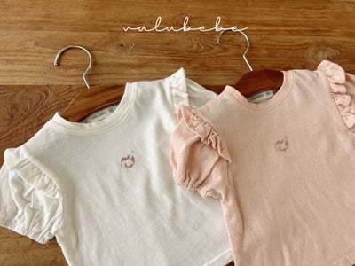 Valubebe 04｜(65-90cm) 公主泡泡袖上衣4