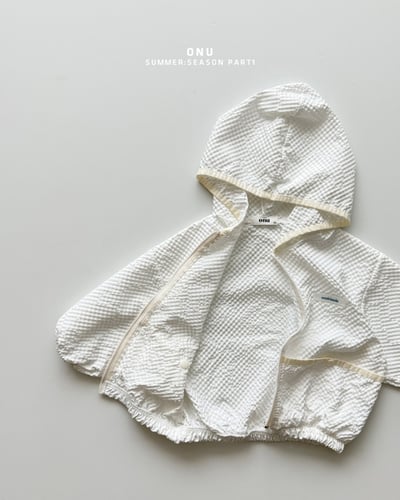 onu47｜(70cm-115cm) 泡泡紗拉鍊連帽外套6