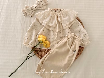 Valubebe69｜(65-90) 素面/條紋抽繩直筒褲14