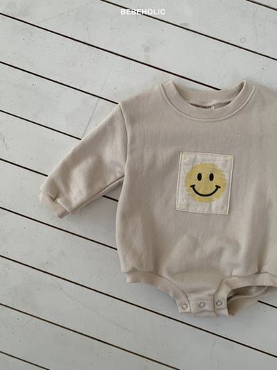 Bebe holic59｜(3m-18m) 微笑印花包屁衣18