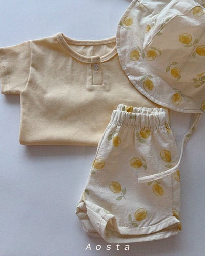 AOSTA51｜(6m-5y) 心形鈕釦素色上衣7