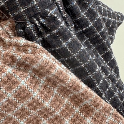 mimi market01｜(65-85cm)  格紋圍裙洋裝7