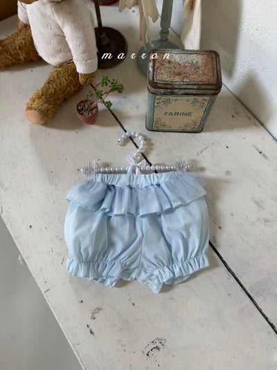 Marron02｜(3m-18m) 蕾絲小碎花套裝11