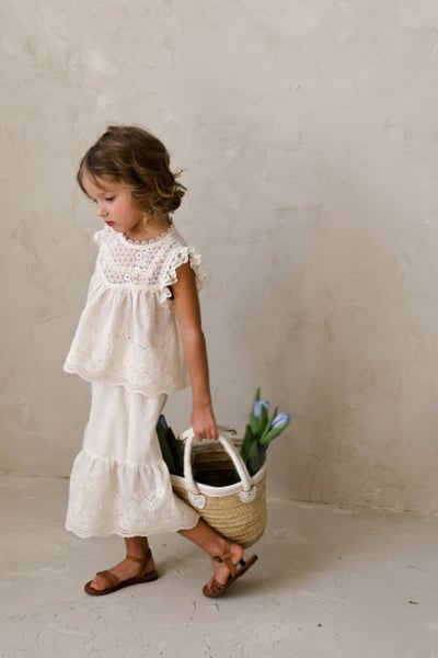 FLO29｜(75-140) 鏤空蕾絲邊背心13