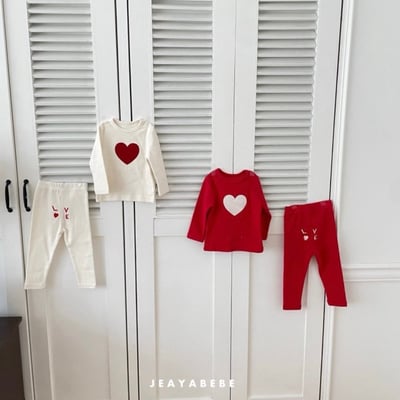 JEAYA10｜(70cm-110cm) 2色小兔印花休閒上衣+拼色內搭褲(複製)6