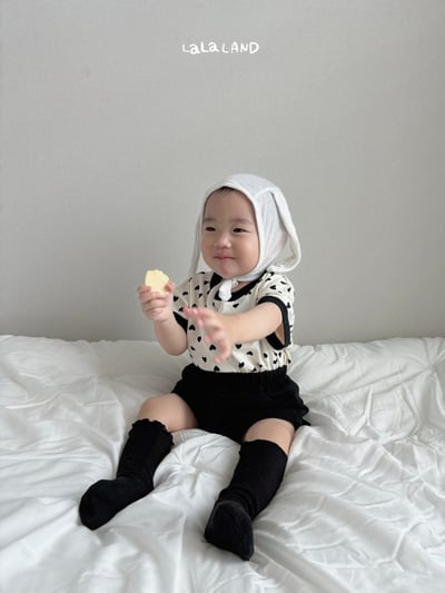 lala land07｜(3m-18m) 2色波點愛心上衣12