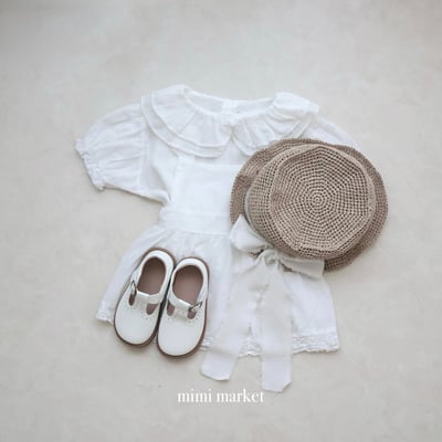 mimi market30 (75-90cm)  蕾絲圍裙吊帶裙7