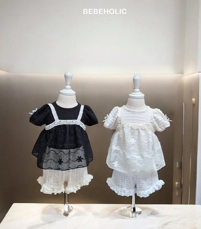 Bebe holic51｜(Free) 蝴蝶結蕾絲背心5