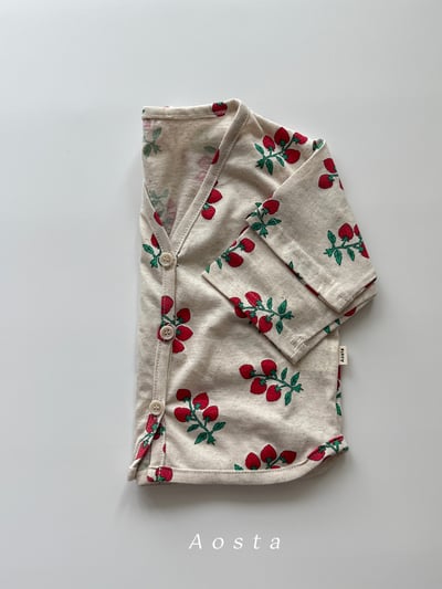 AOSTA22｜(6m-5y) 2款亞麻鈕釦開衫外套9