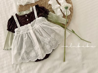 Valubebe62｜(65-90) 刺繡小花洋裝11