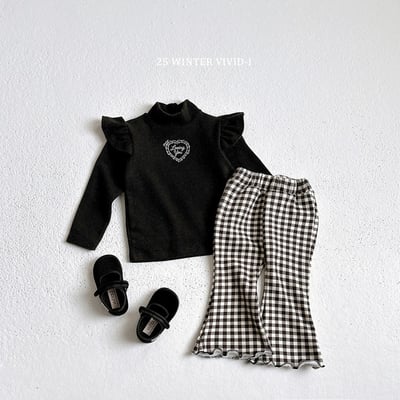 vivid21｜(78cm-125cm) 印花喇叭褲8