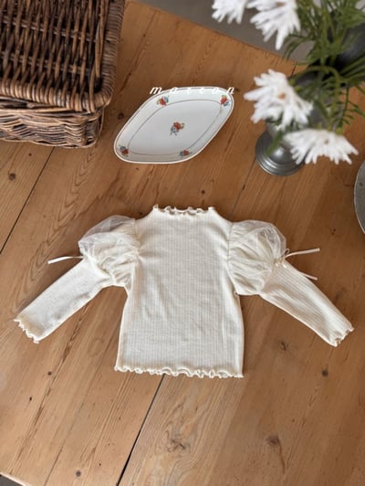 Marron 05｜(1y-6y) 公主蓬蓬袖上衣10