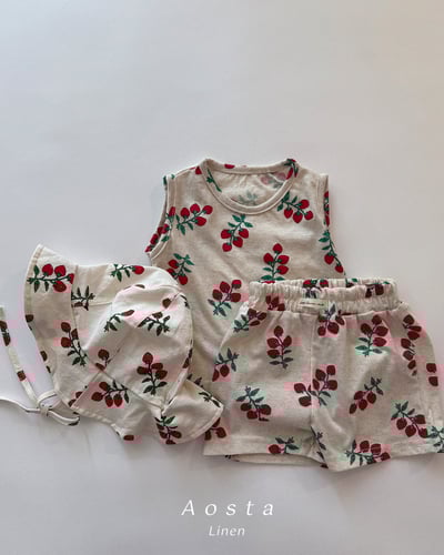 AOSTA21｜(6m-5y) 2款亞麻夏季無袖背心15