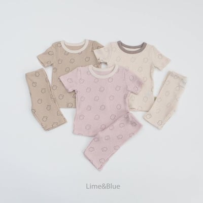 LIME&BLUE21｜(80-118cm)  莫代爾果凍熊套裝2