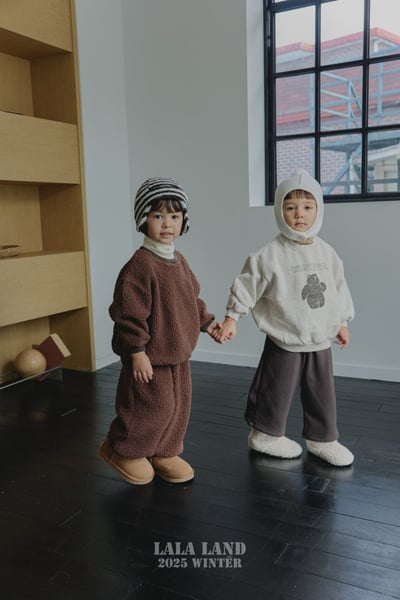 lala land66｜(75cm-120cm) 3色小雪熊刷毛休閒上衣19